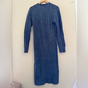 a new day Women's Long Sleeve Knit Dress - Dark Gray